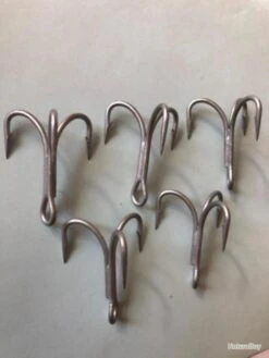 10 Hameçon Triple N 4/0 9626 Ps Permasteel Vmc Pêche Mer