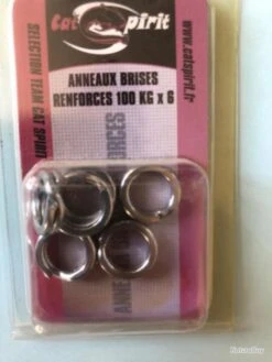 30 Anneau Brisé Renforcé 100 Kg Peche Mer Cat Spirit