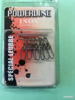 49 Agrafe Crosslock Inox 40 Kg Taille 3. Leurres Pêche Mer