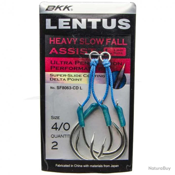 BKK SF Lentus Assist Hooks 4/0 L 3 BKK SF Lentus Assist Hooks 4/0 L