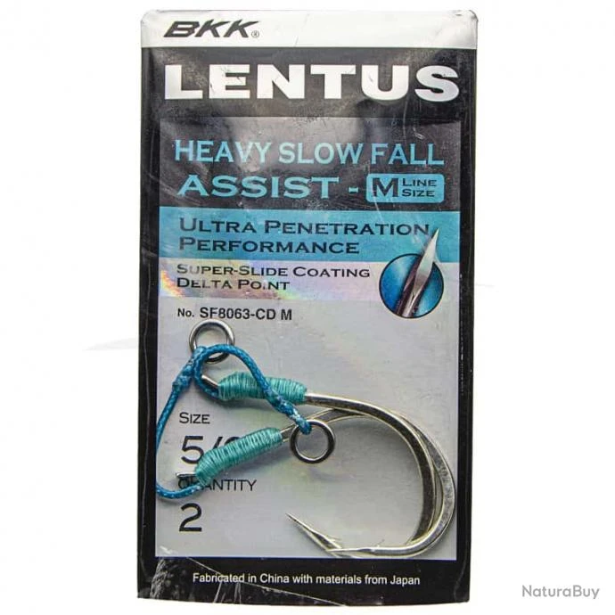 BKK SF Lentus Assist Hooks 5/0 M 3 BKK SF Lentus Assist Hooks 5/0 M