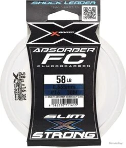 Bas De Ligne X Braid X021 Fc Absorber Slim Strong 30M 66,5/100-58LBS