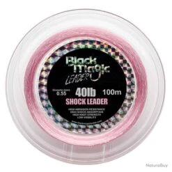 Black Magic Shock Leader Pink 40lb