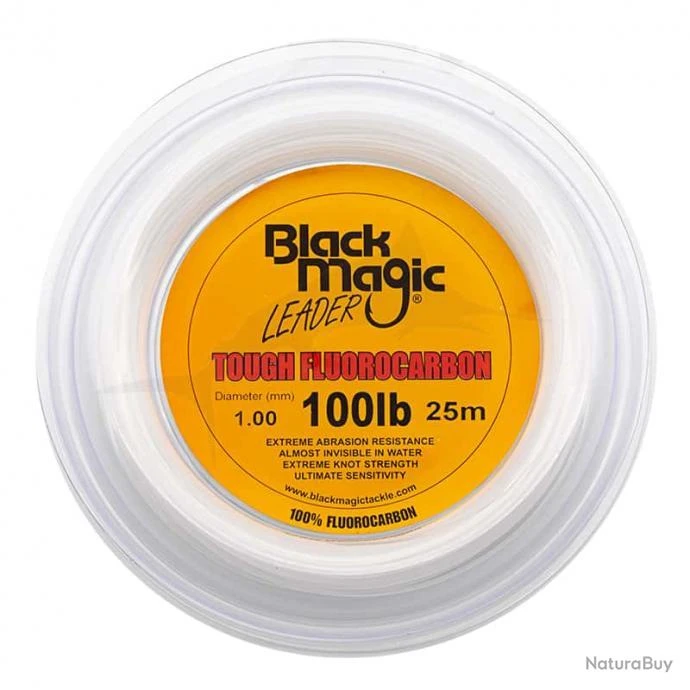 Black Magic Tough Fluorocarbone 100lb 3 Black Magic Tough Fluorocarbone 100lb