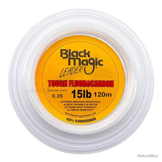 Black Magic Tough Fluorocarbone 15lb 3 Black Magic Tough Fluorocarbone 15lb