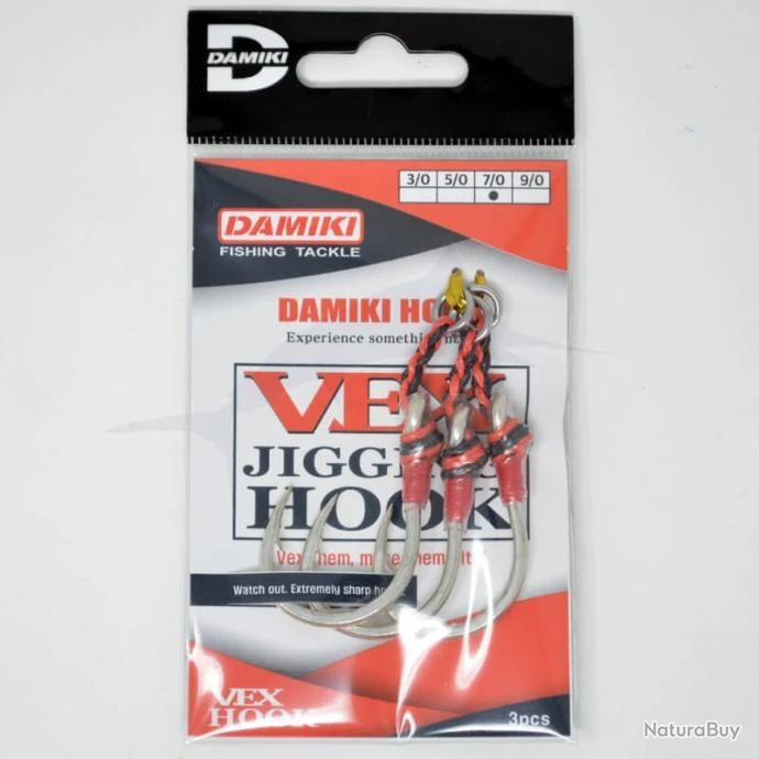 Damiki Vex Jigging Hook Rouge 7/0 3 Damiki Vex Jigging Hook Rouge 7/0