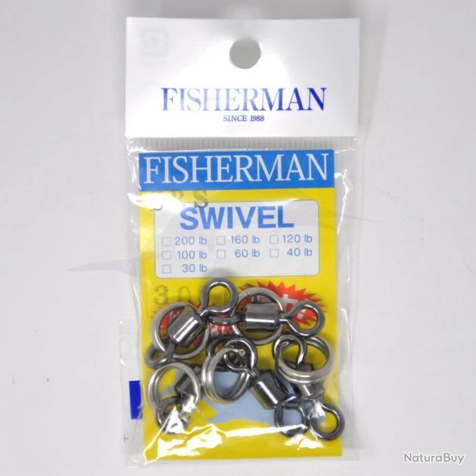 Emerillons Fisherman SRS Swivel 300lb 3 Emerillons Fisherman SRS Swivel 300lb