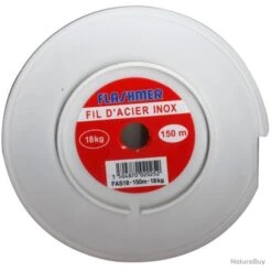 Fil Acier Tresse 7 Brins Inox - 150m - Flashmer 18KG