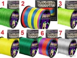 Fil De Peche Multifilament PE 8 Brins 300m, Couleur: Au Choix, Modele: 0.375mm 29.4kg