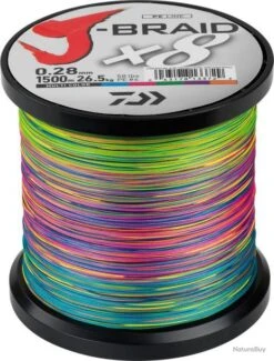 J-Braid X 8 1500 M Multicolore Daiwa Ø 0.20 Mm / PE 2.0 / 13.0 Kg / 29.0 Lbs