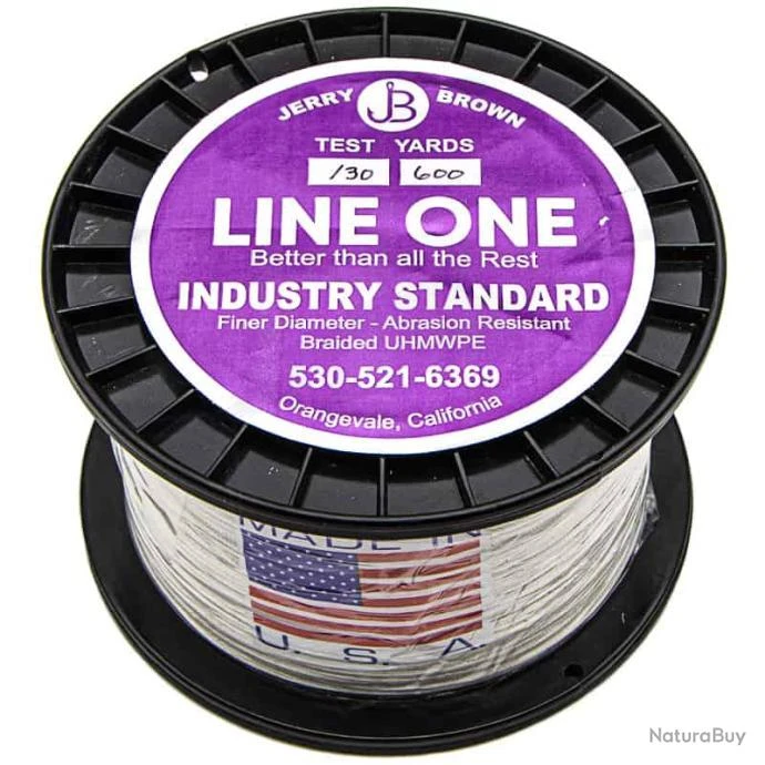 Jerry Brown Solid Braid (600YDS) 130lb Blanc 3 Jerry Brown Solid Braid (600YDS) 130lb Blanc