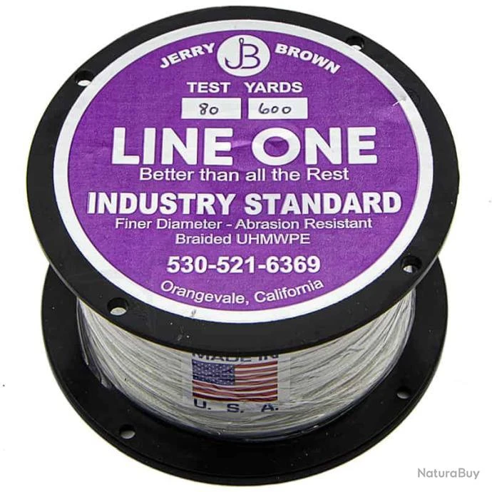 Jerry Brown Solid Braid (600YDS) 80lb Blanc 3 Jerry Brown Solid Braid (600YDS) 80lb Blanc