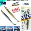 NOUVEAUTE 2021 ! Double Combo CRAZY PADDLE TAIL CPT1226 TK FIIISH