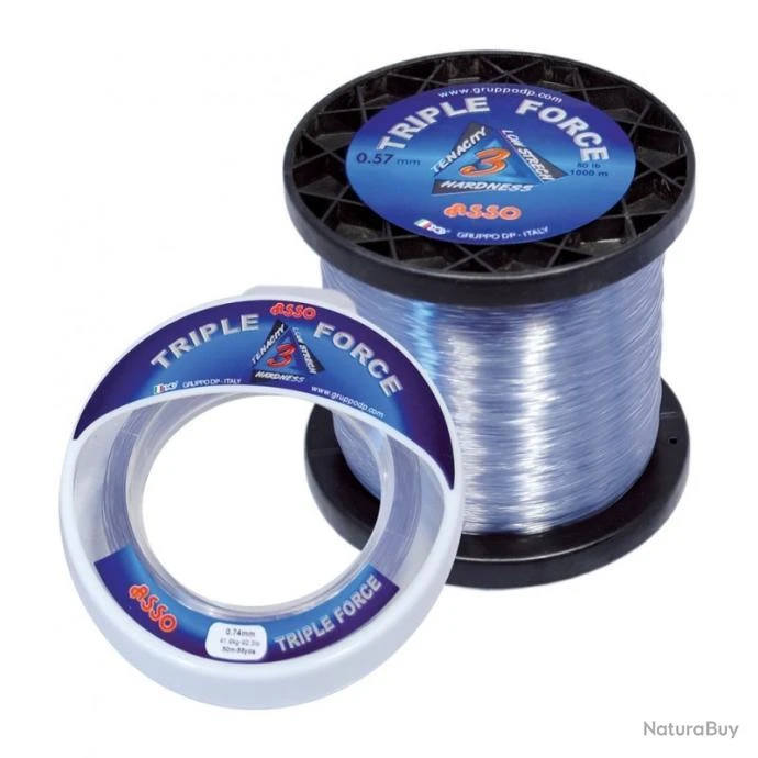 Nylon Asso Triple Force IGFA - 1000 M 147/100-138KG 3 Nylon Asso Triple Force IGFA - 1000 M 147/100-138KG