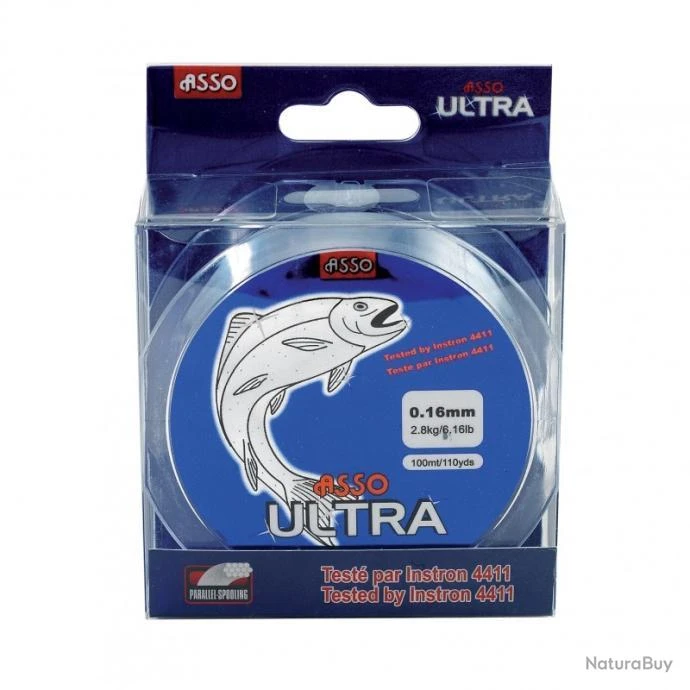 Nylon Asso Ultra - 200 M 40/100-13,9KG 3 Nylon Asso Ultra - 200 M 40/100-13,9KG