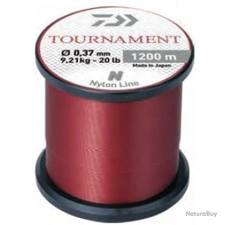 Nylon Daiwa Tournament Rouge - 1200M Rouge 1200m 5.7kg 0.26mm 3 Nylon Daiwa Tournament Rouge - 1200M Rouge 1200m 5.7kg 0.26mm