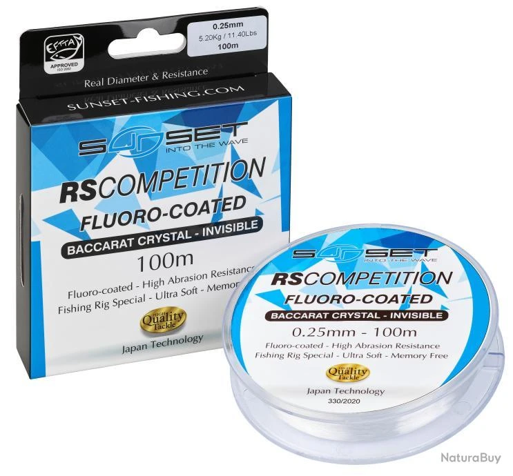 SUNSET Nylon Fluoro-Coated Rs Competition 0,60Mm 100M 50/100-17,9KG 3 SUNSET Nylon Fluoro-Coated Rs Competition 0,60Mm 100M 50/100-17,9KG