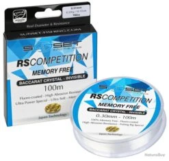 SUNSET Nylon Memory Free Rs Competition Baccarat Crystal 0,60Mm 100M 50/100-14,9KG