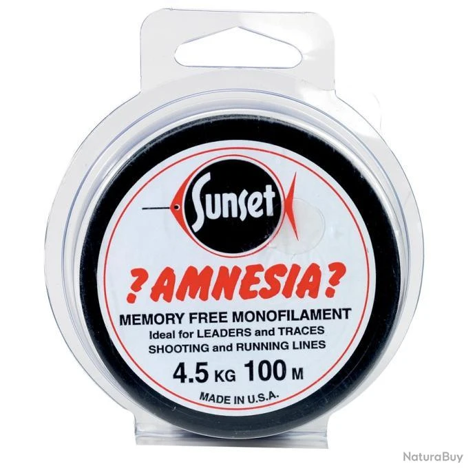 Nylon Sunset Amnesia - 100 M - Rouge 54/100-25LBS 3 Nylon Sunset Amnesia - 100 M - Rouge 54/100-25LBS