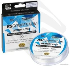 Nylons Sunset Memory Free RS Compétition Baccarat Crystal - 100 M - 0.60 Mm / 19.1 Kg