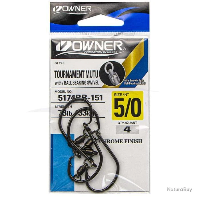 Owner Tournament Mutu 5174BB 5/0 3 Owner Tournament Mutu 5174BB 5/0