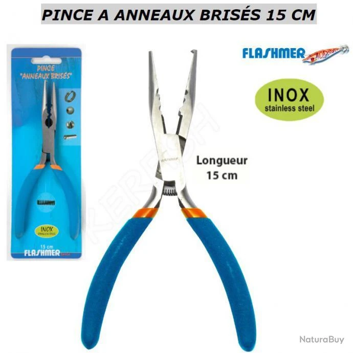 PINCE ANNEAUX BRISES 15 Cm FLASHMER 3 PINCE ANNEAUX BRISES 15 Cm FLASHMER