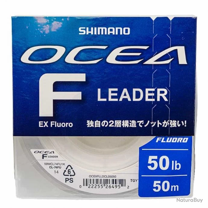 Shimano Ocea Leader EX Fluorocarbon 50lb 3 Shimano Ocea Leader EX Fluorocarbon 50lb