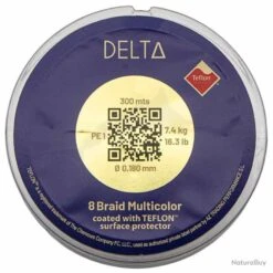Tresse Delta X8 Multicolor 300m 16,3lb