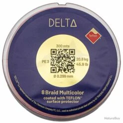 Tresse Delta X8 Multicolor 300m 45,9lb