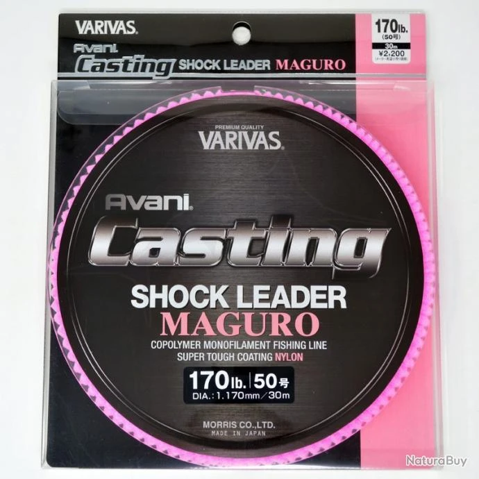 Varivas Avani Casting Shock Leader Maguro 170lb 3 Varivas Avani Casting Shock Leader Maguro 170lb