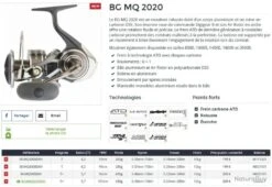BG 2020 Monocoque 3000 D XH Moulinet Pêche Forte Daiwa -Aqua Peche Soldes Magasin 00002 BG 2020 Monocoque 3000 D XH Moulinet Peche Forte Daiwa
