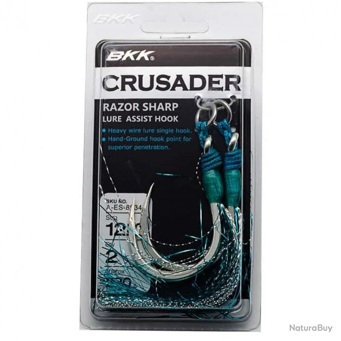 BKK Jigging Assist Hooks Crusader 12/0 3 BKK Jigging Assist Hooks Crusader 12/0