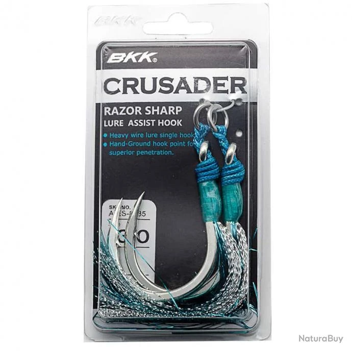BKK Jigging Assist Hooks Crusader 13/0 3 BKK Jigging Assist Hooks Crusader 13/0