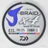 Daiwa Tresse J-Braid X4 300m 13lb -Aqua Peche Soldes Magasin 00002 Daiwa Tresse J Braid X 4 300m Multicolore 13lb