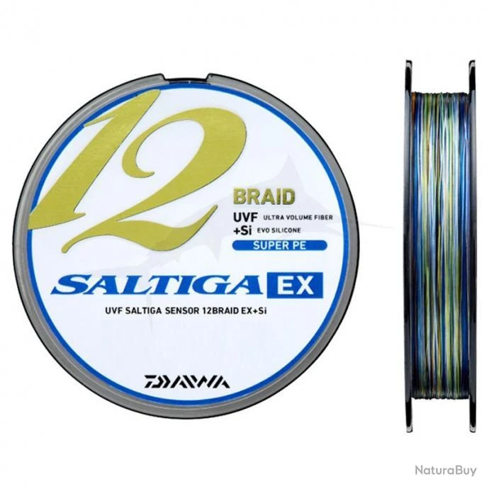 Daiwa Tresse Saltiga 12 Braid EX 300m 68 Lb 3 Daiwa Tresse Saltiga 12 Braid EX 300m 68 Lb