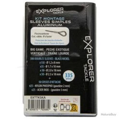 Kit Montage Sleeves Explorer Tackle Simple -Aqua Peche Soldes Magasin 00002 Kit Montage Sleeves Explorer Tackle Simple