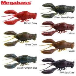 Leurre Megabass Sleeper Craw 3 5/8 Water Melon Pepper 8 Leurre Megabass Sleeper Craw 3 5/8 Water Melon Pepper -Aqua Peche Soldes Magasin 00002 Leurre Megabass Sleeper Craw 3 5 8 Water Melon Pepper