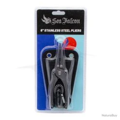 Pince Multifonction Sea Falcon Steel Pliers 6 Pouces -Aqua Peche Soldes Magasin 00002 Pince Multifonction Sea Falcon Steel Pliers 6 Pouces