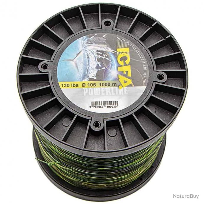 Powerline Nylon IGFA 1000m - Multicolor 130lb 3 Powerline Nylon IGFA 1000m - Multicolor 130lb