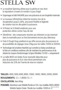 Stella SW-C 30000 Moulinet Spinning Shimano -Aqua Peche Soldes Magasin 00002 Stella SW C 30000 Moulinet Spinning Shimano