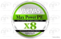 Tresse Varivas Max Power PE X8 0.18mm 150 M