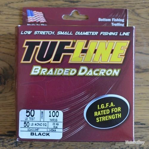 Tuf-Line Braided Dacron 100 YDS 50lb 3 Tuf-Line Braided Dacron 100 YDS 50lb
