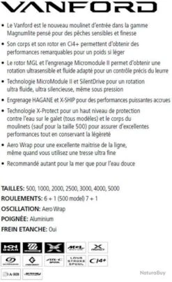 Vanford 4000MHG Moulinet Spinning Shimano -Aqua Peche Soldes Magasin 00002 Vanford 4000MHG Moulinet Spinning Shimano