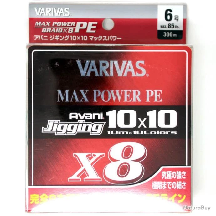 Varivas Avani Jigging 10x10 Max Power 85lb 300m 3 Varivas Avani Jigging 10x10 Max Power 85lb 300m
