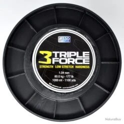 Asso Nylon Triple Force 177lb 1000m Gris Acier