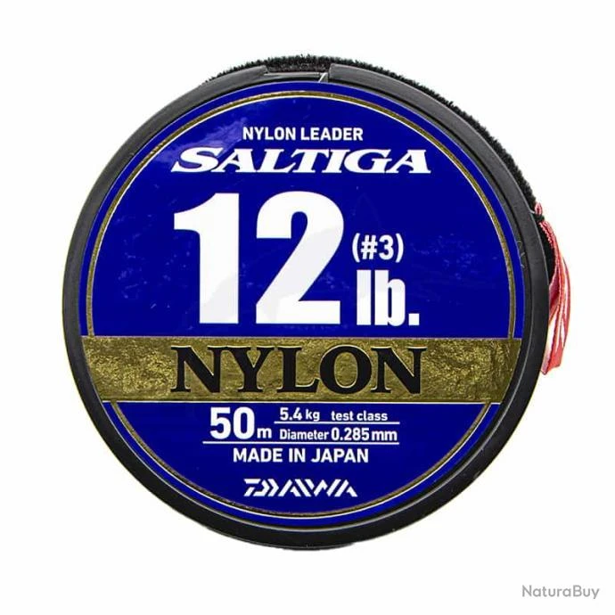 Daiwa Saltiga Nylon Leader 12lb 3 Daiwa Saltiga Nylon Leader 12lb