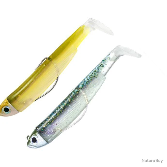 Fiiish Double Combo Black Minnow 120 Shore - 12cm - 12g - Taille 3 Ghost Minnow - Wakasagi 3 Fiiish Double Combo Black Minnow 120 Shore - 12cm - 12g - Taille 3 Ghost Minnow - Wakasagi