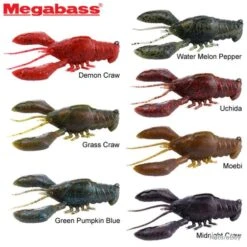 Leurre Megabass Sleeper Craw 3 5/8 Uchida Craw -Aqua Peche Soldes Magasin 00003 Leurre Megabass Sleeper Craw 3 5 8 Uchida Craw