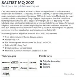Saltist MQ 18000 2021 Moulinet Peche Exo Daiwa 9 Saltist MQ 18000 2021 Moulinet Peche Exo Daiwa -Aqua Peche Soldes Magasin 00003 Saltist MQ 18000 2021 Moulinet Peche Exo Daiwa
