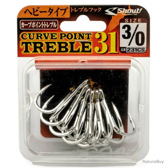 Shout Curve Point Treble 31 3/0 3 Shout Curve Point Treble 31 3/0
